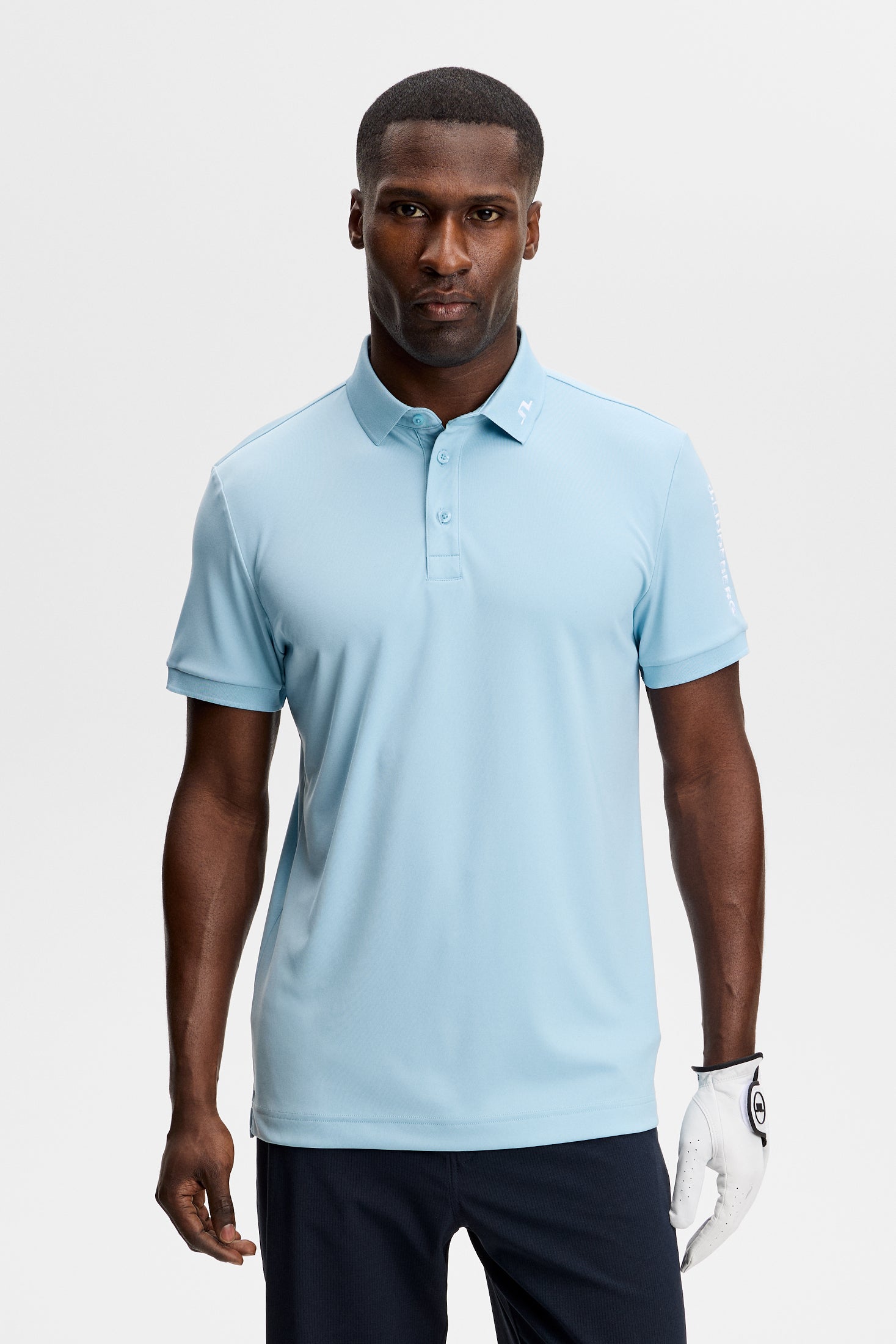 Tour Tech Slim Fit Polo / Forget-Me-Not | J.Lindeberg Official