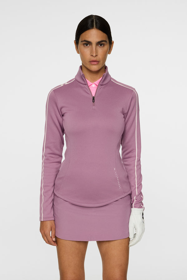 Nefe Quarter Zip Mid Layer / Very Grape