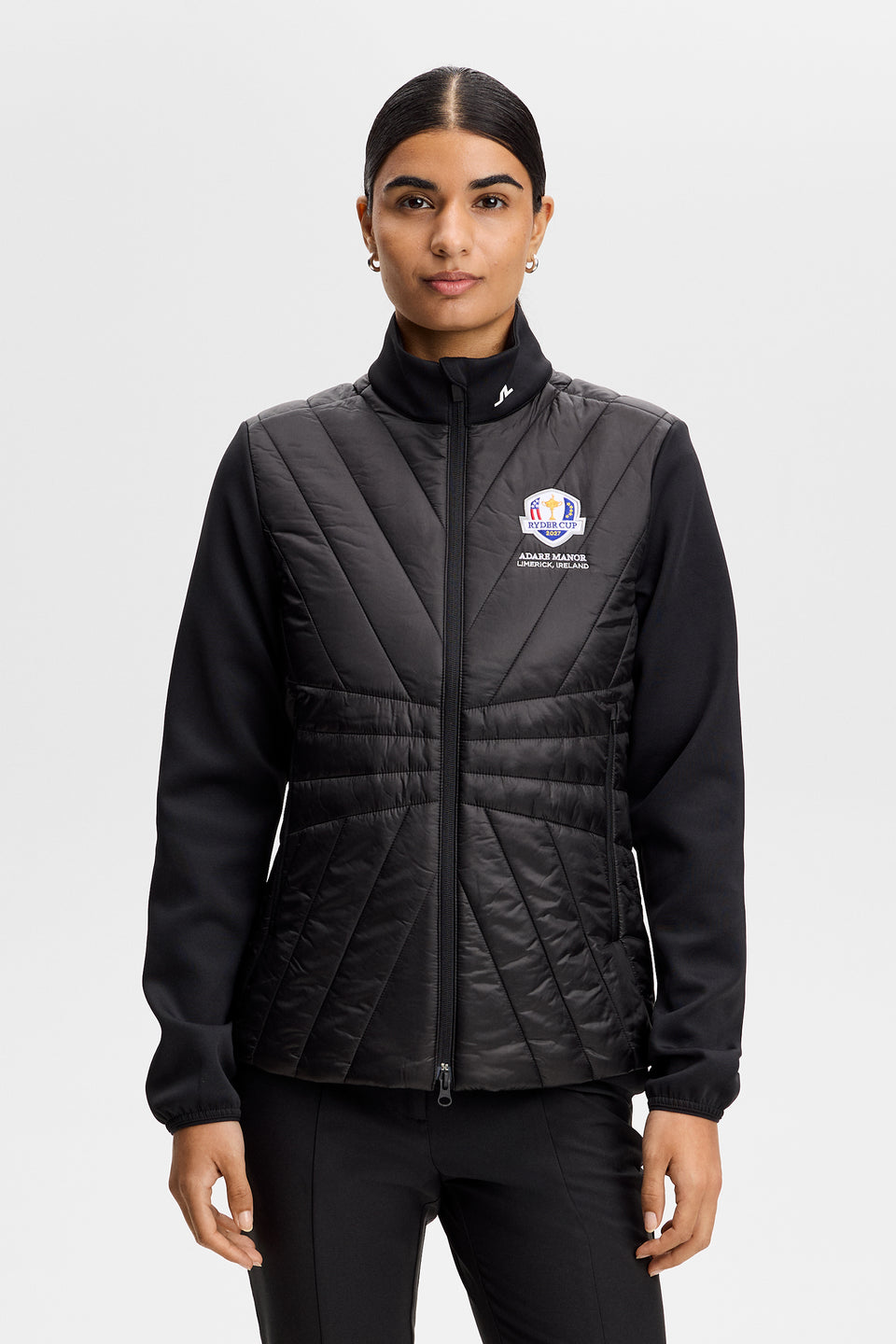 Holma Quilt Hybrid Jacket / Black