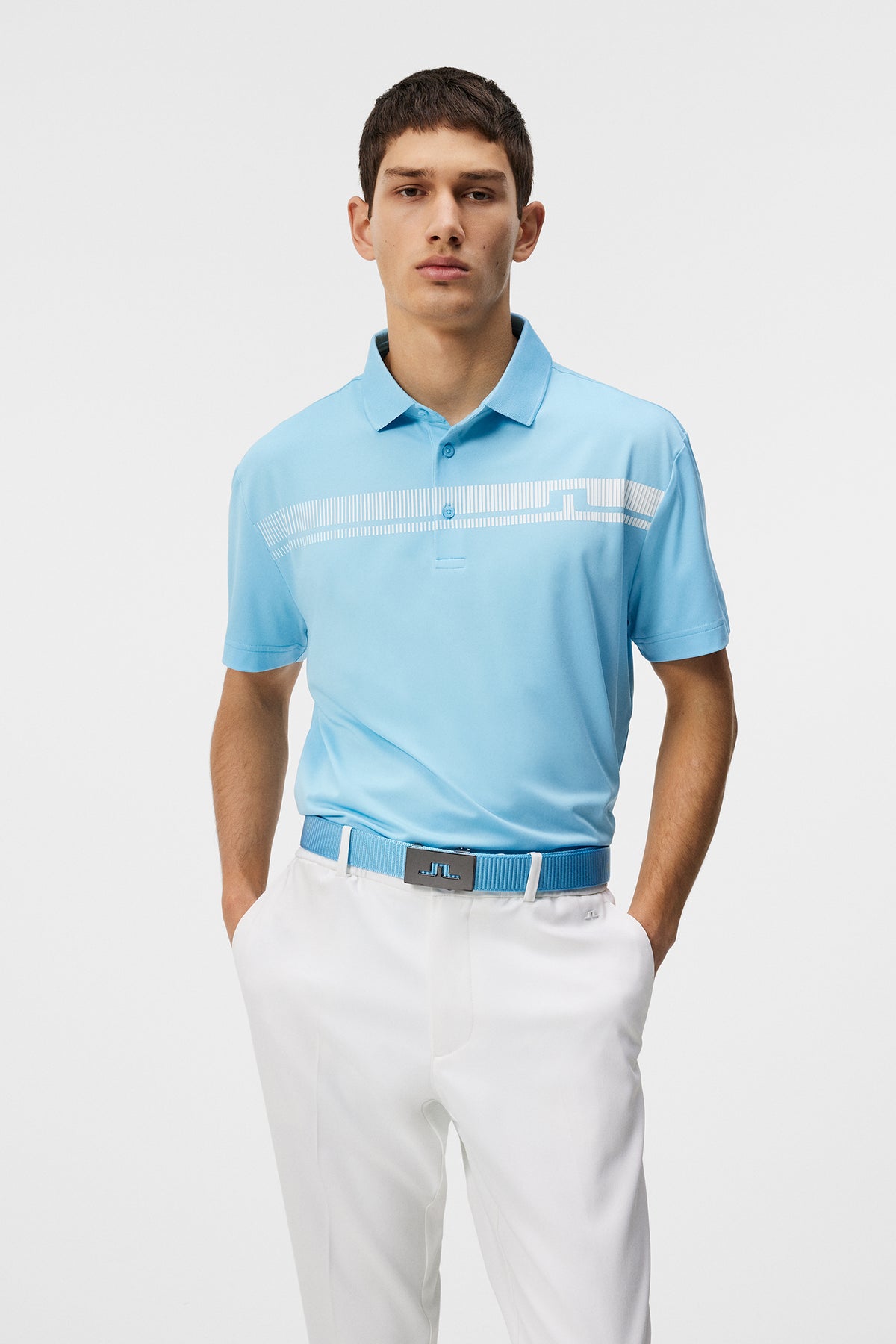 Klas Regular Fit Golf Polo / Baltic Sea
