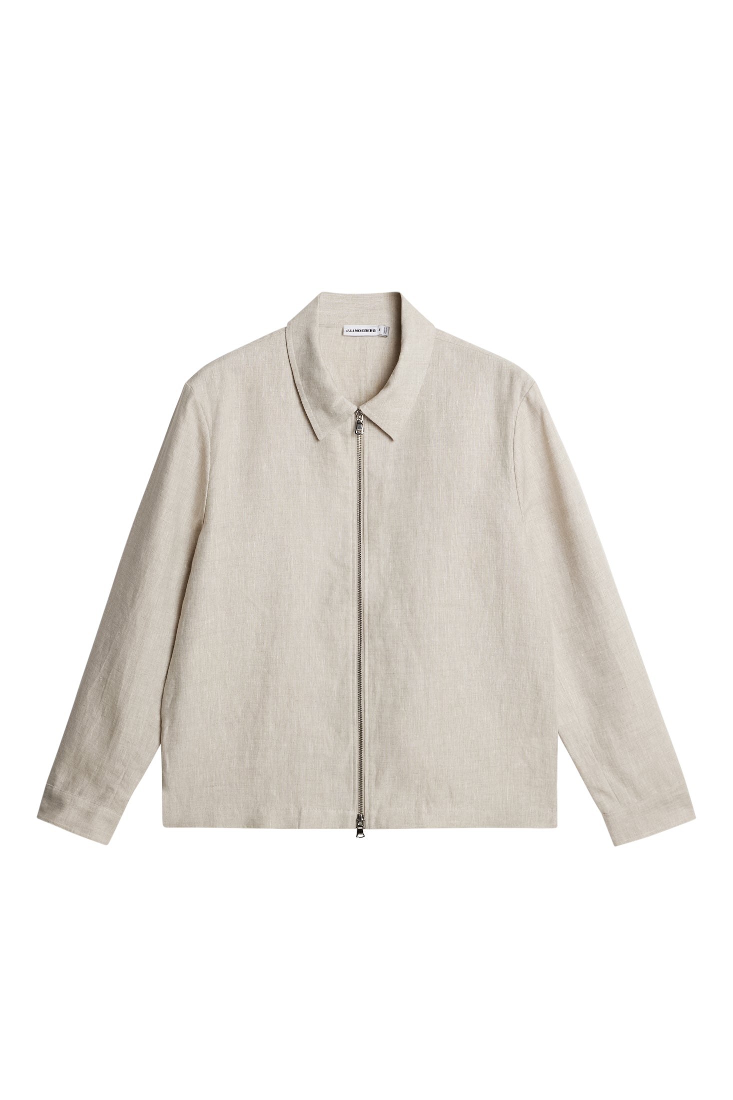 Julius Drape Linen Overshirt / Moonbeam | J.Lindeberg Official