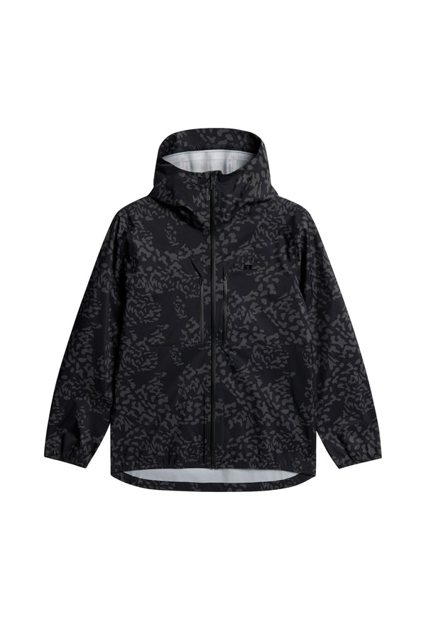 Harwood Shell Jacket Printed / Snake Rock Asphalt M