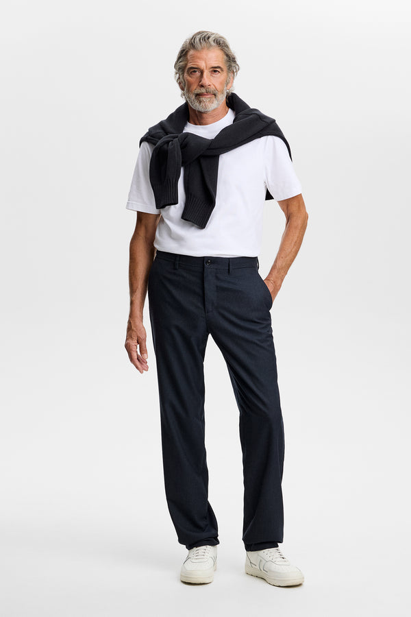Logan Brushed Twill Pants / JL Navy