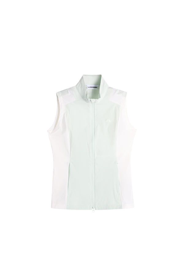 Brooks Zip Packable Vest / Sky Light