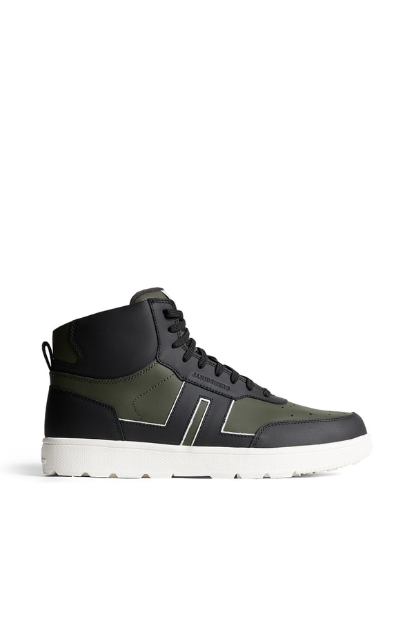 Ace High-Top Golf Sneaker / Forest Green