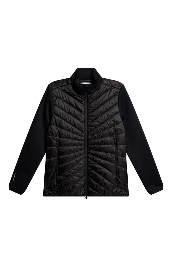 Madde Quilt Hybrid Jacket / Black
