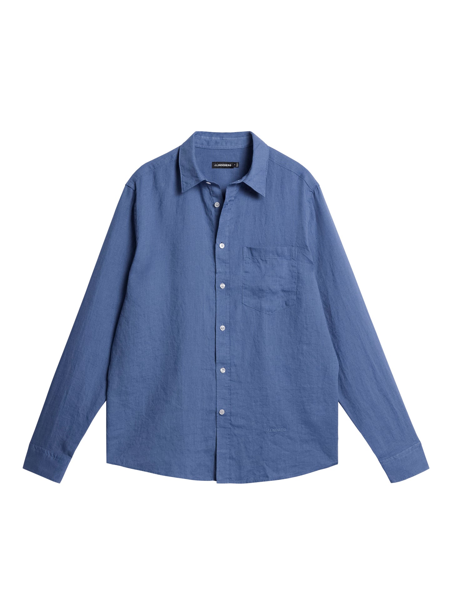 Reg LS Clean Linen Shirt / Bijou Blue