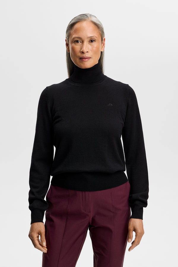 Anja Knitted Turtleneck / Black