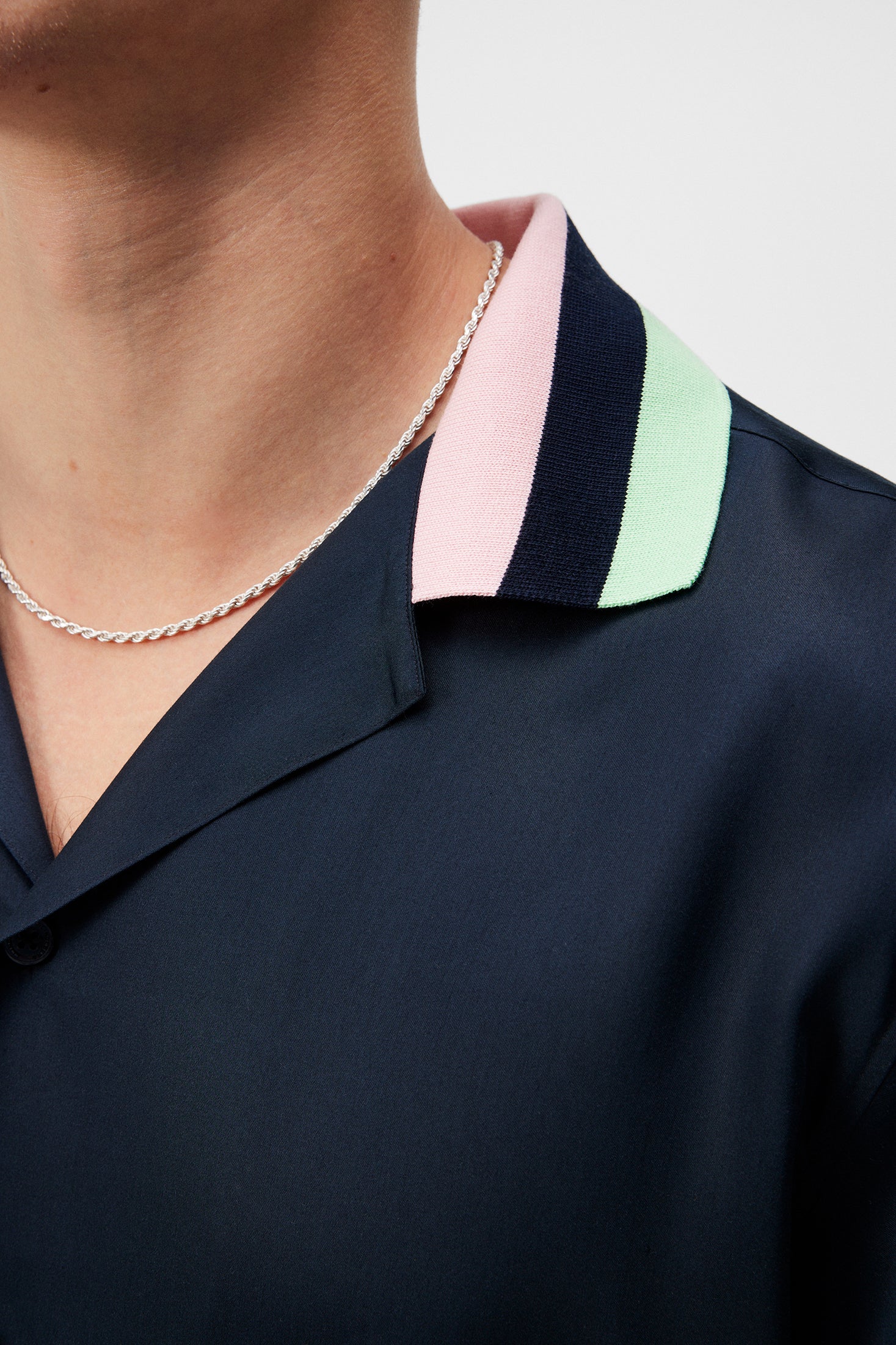 Skala SS Knit Collar Shirt / JL Navy – J.Lindeberg Skala SS Knit Collar Shirt / JL Navy – J.Lindeberg