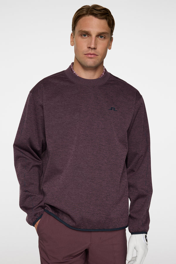 Jose Windblock Crew Neck / Huckleberry melange