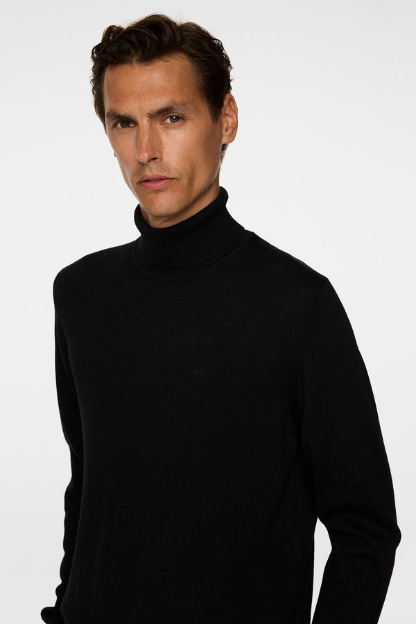 Kaden Merino Turtle Neck / Black