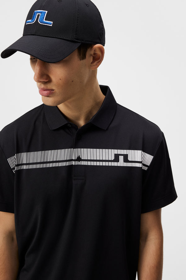 Klas Regular Fit Golf Polo / Black