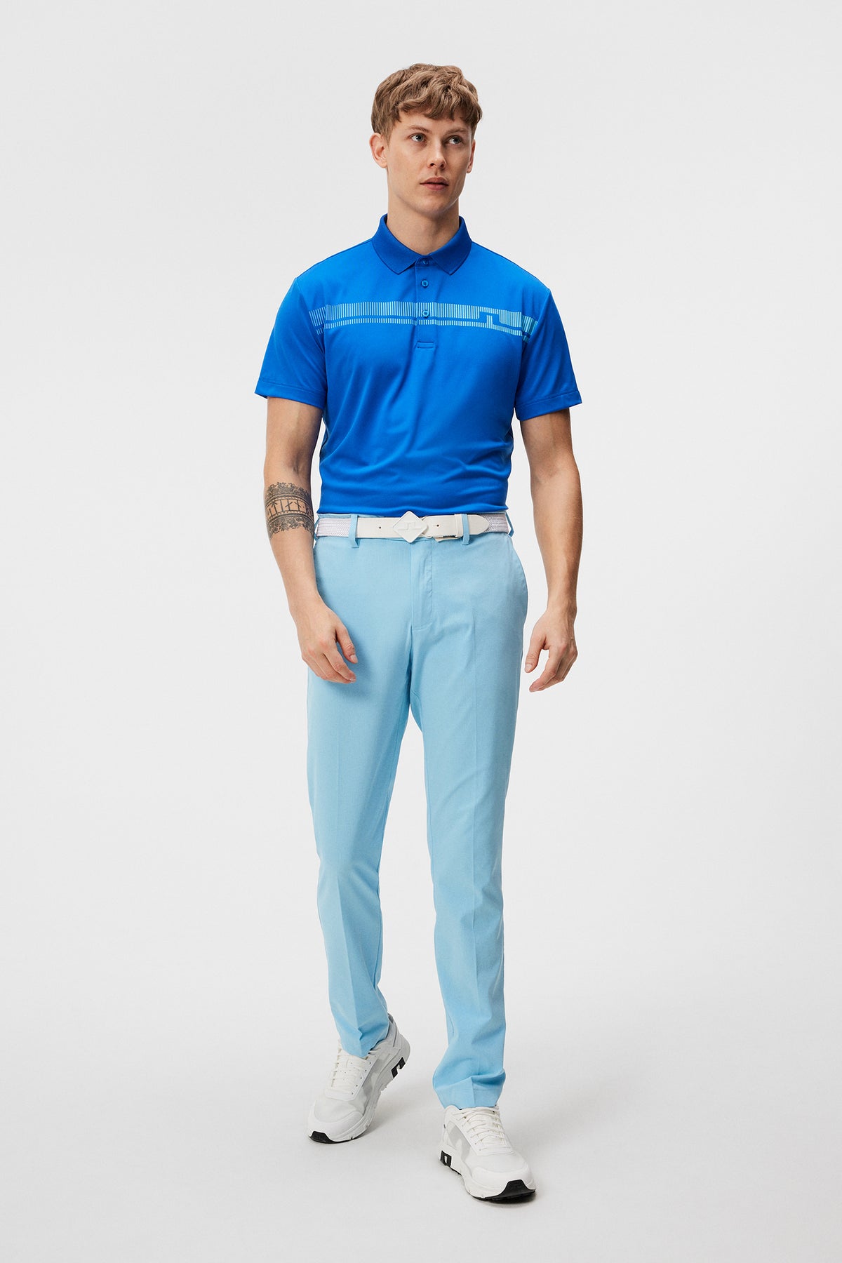 Klas Regular Fit Golf Polo / Nautical Blue