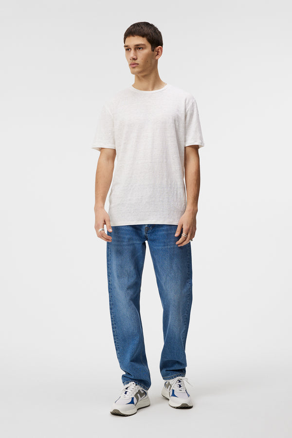 Coma Linen Tee / Cloud White