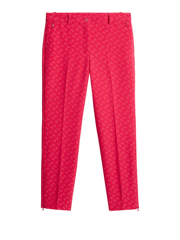 Pia Bridge Pant / Tour Geo Jacquard Pink M