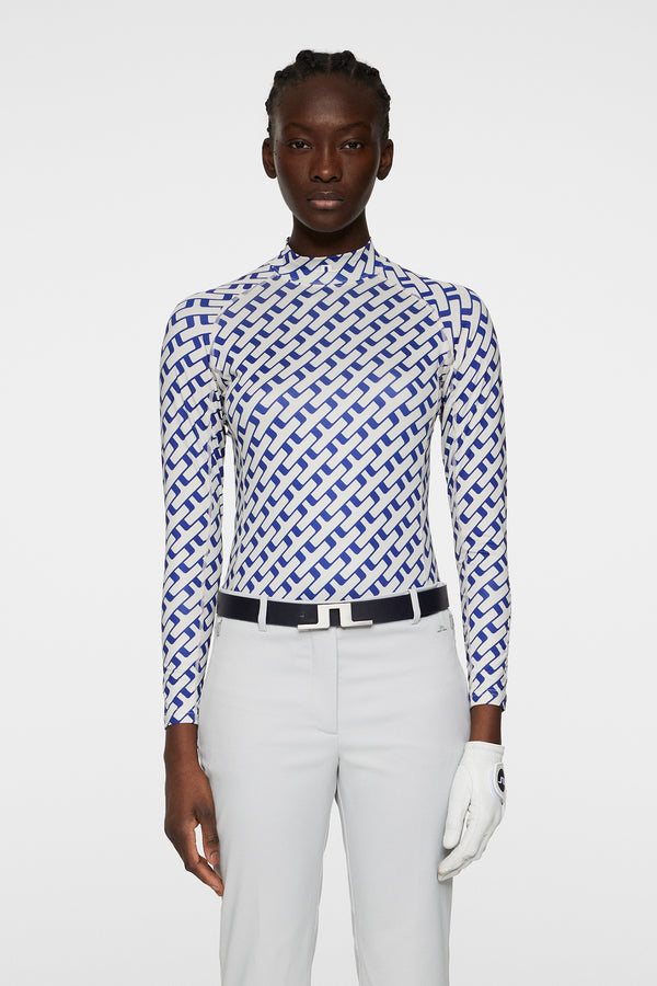 Ella Print Compression Top / Tour Geo Moonbeam M