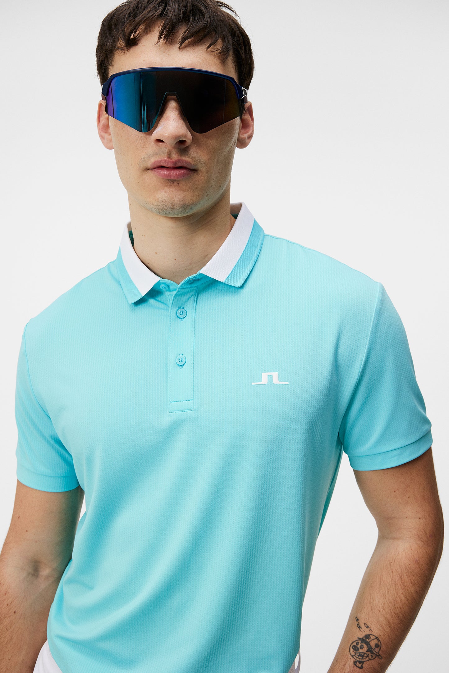 Benji Regular Fit Polo / Blue Curacao