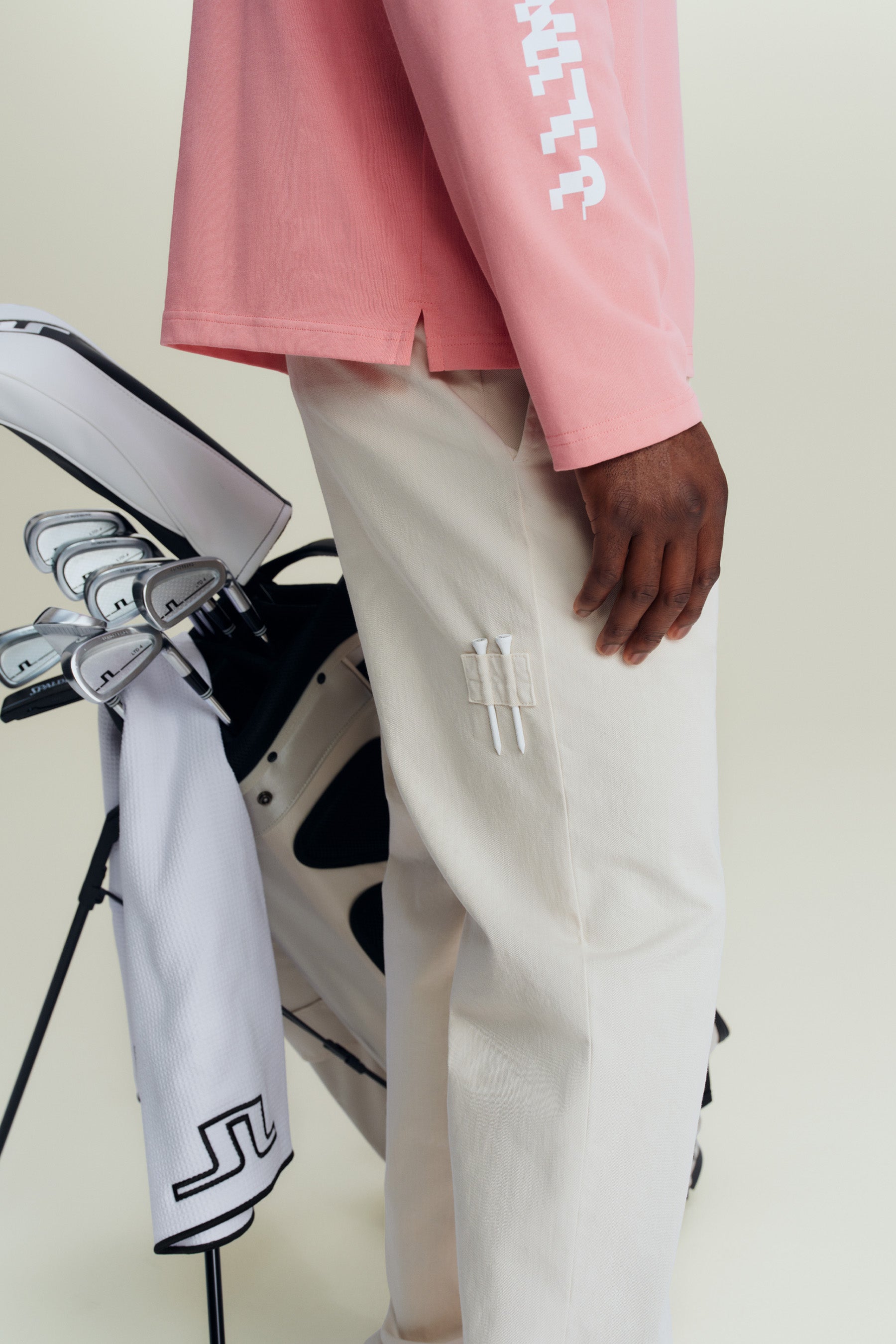 Devyn Straight Cotton Pants / White – J.Lindeberg EU