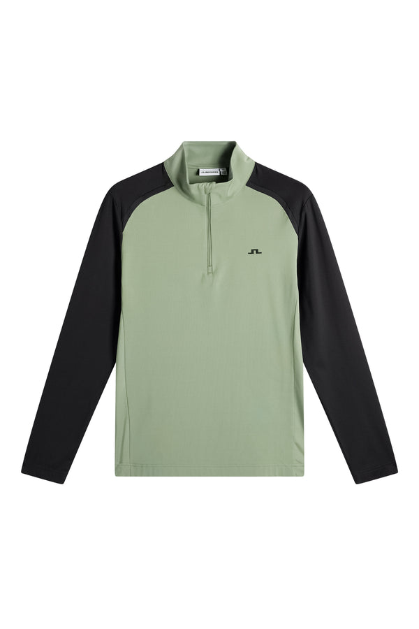 Blake Zip Mid Layer / Hedge Green