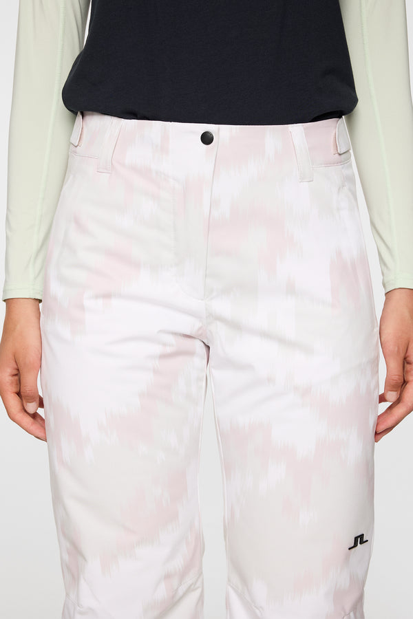 Rosario Pant Printed / Warp Gray Lilac L