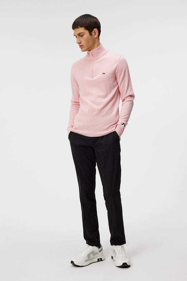Kian Zipped Sweater / Powder Pink
