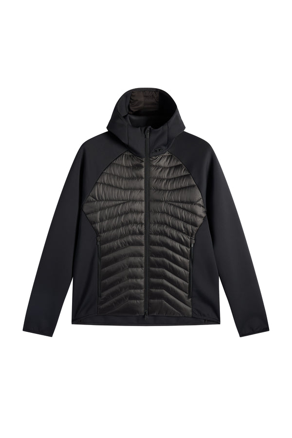Heyden Quilt Hybrid Hood / Black