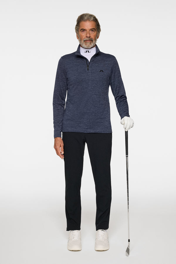Destry Quarter Zip Mid Layer / Vintage Indigo Melange