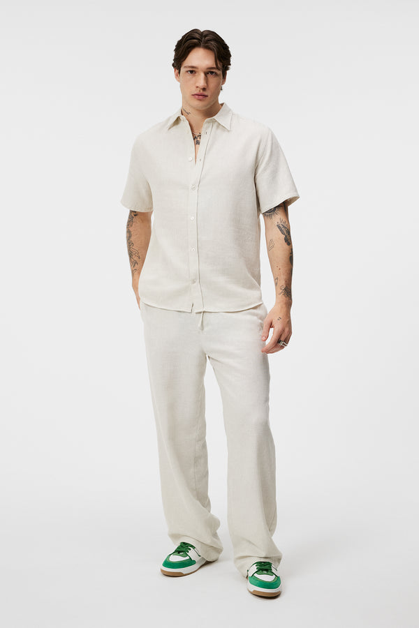 Lund Linen Mix Shirt / Safari Beige