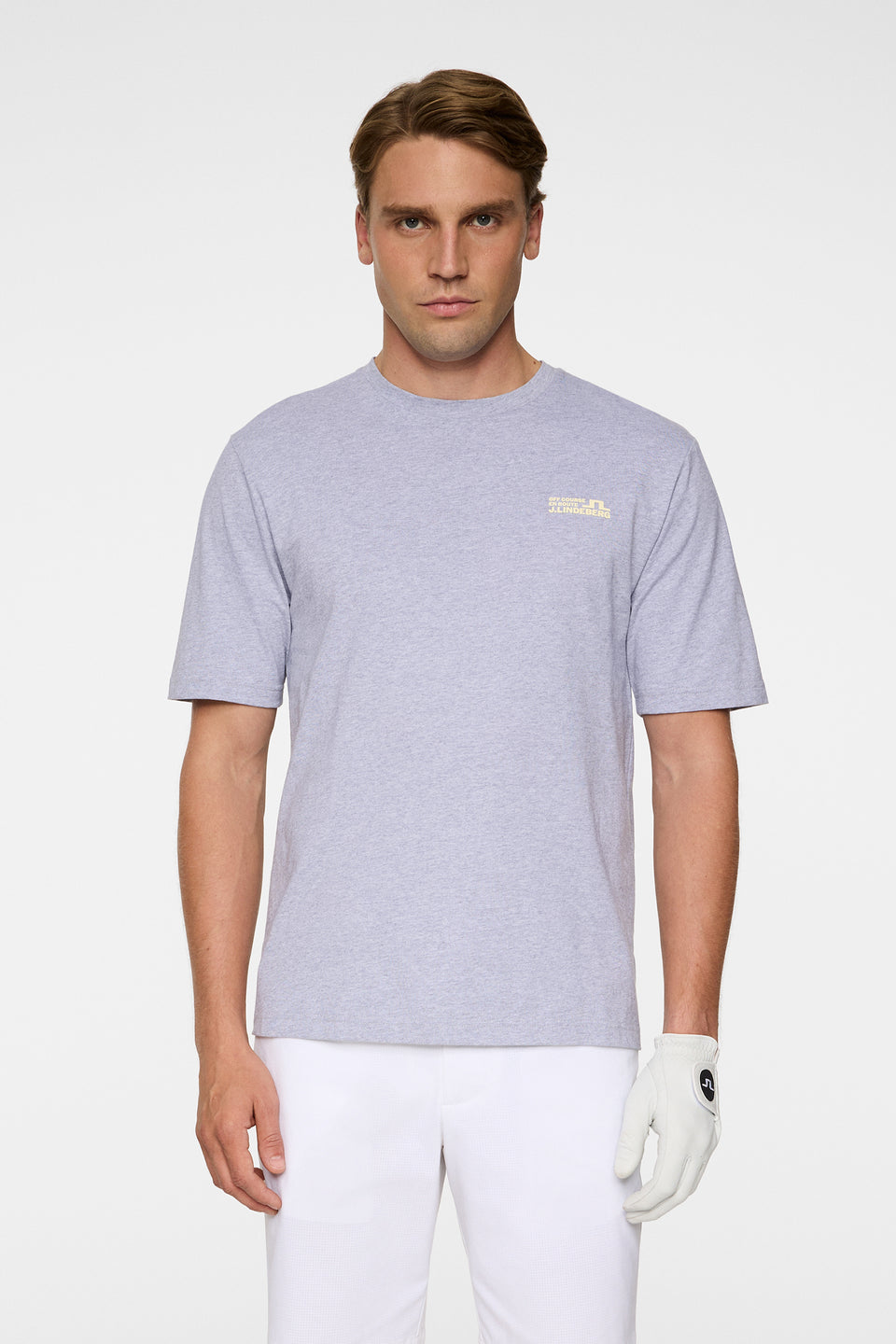 Graphic T-Shirt / Medium Grey Melange