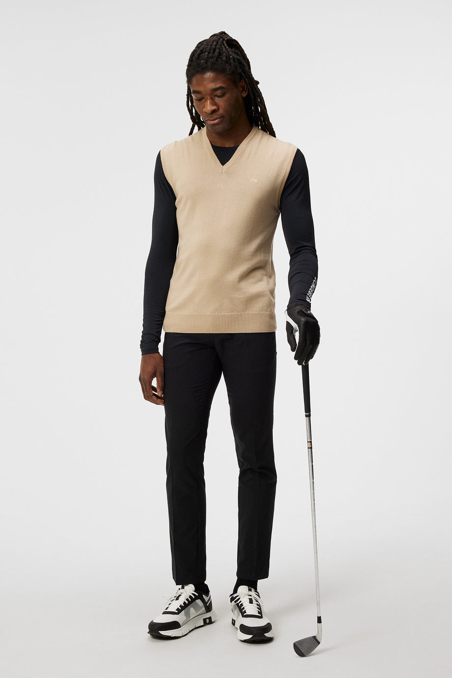 Liam Knitted Vest / Safari Beige