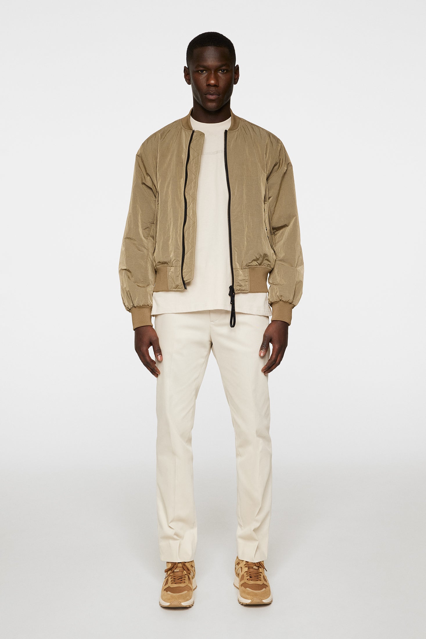 Bradfield Crinkle Bomber Jkt / Batique Khaki – J.Lindeberg EU