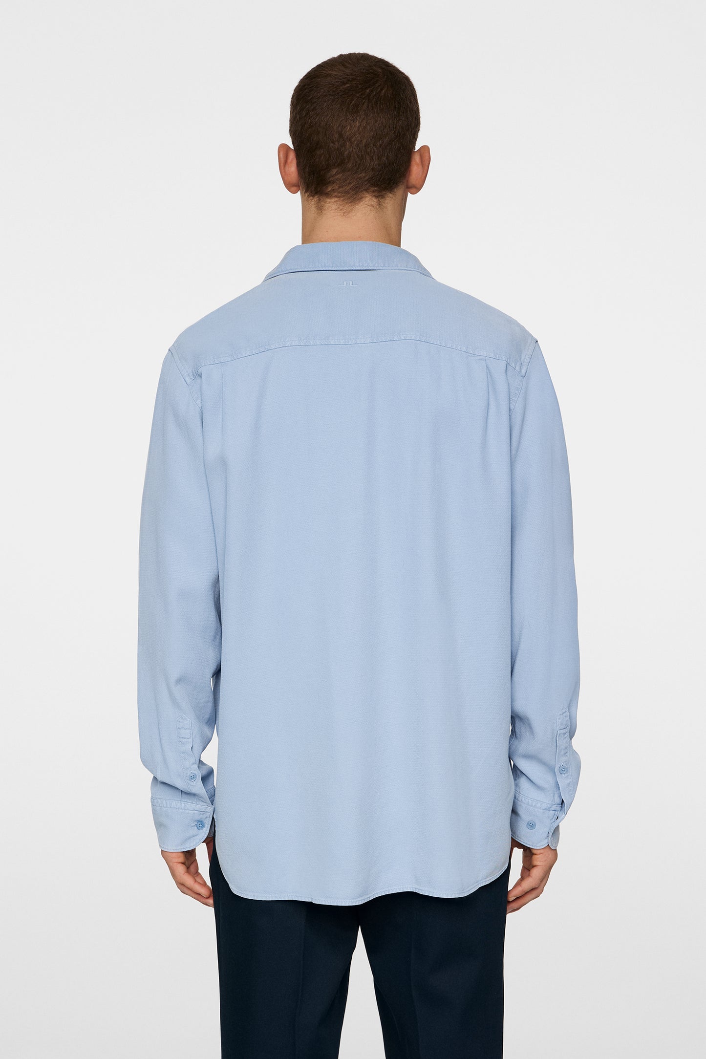 Reg LS Struct Gmd Tencel Shirt / Rain Washed