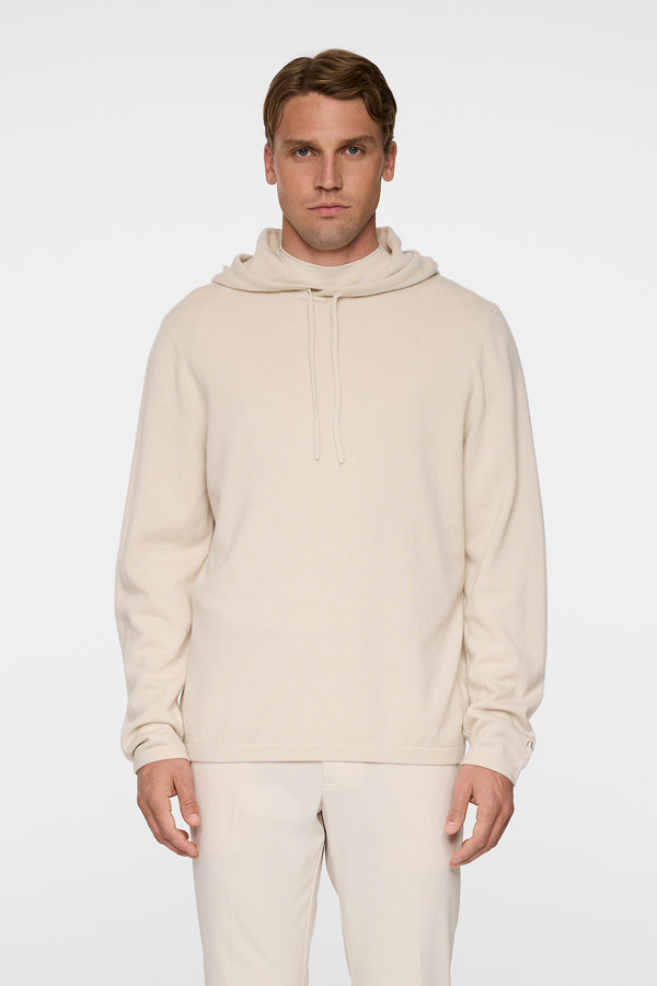 Kolton Cashmere Hoodie / Moonbeam