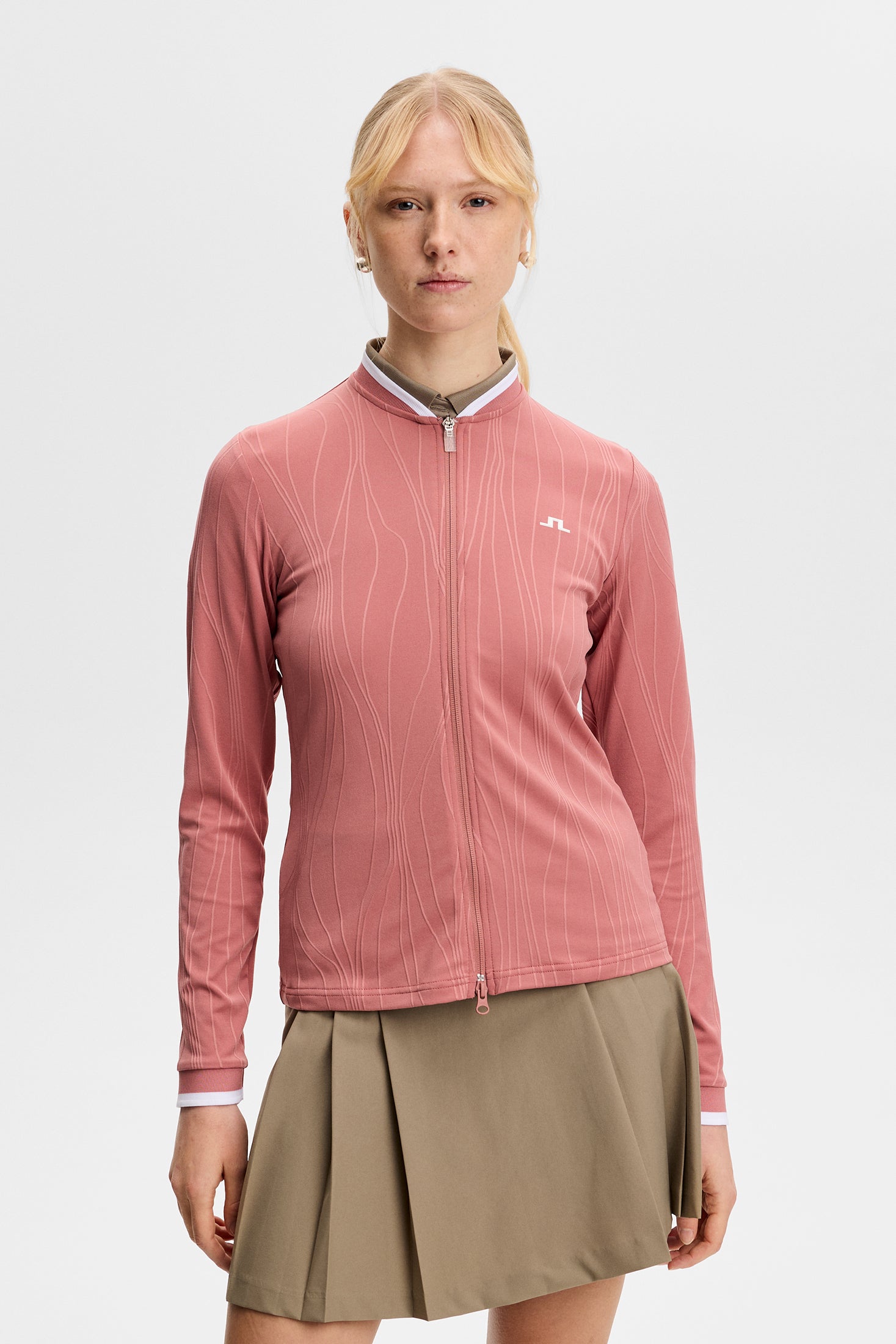 Susanna Mid Layer / Withered Rose | J.Lindeberg Official