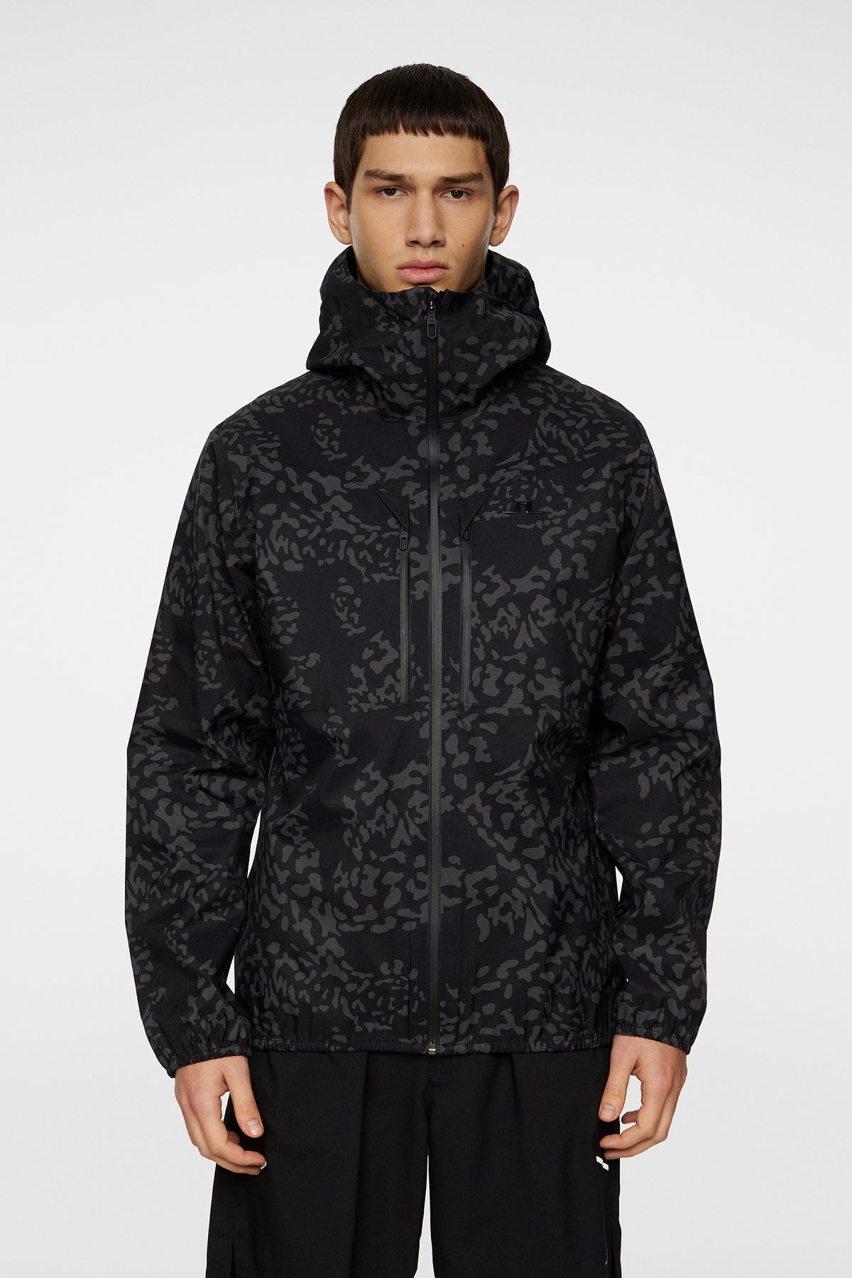 Harwood Shell Jacket Printed Snake Rock Asphalt M