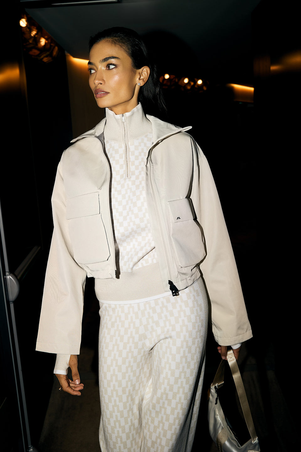 Kerla Knitted Zip Sweater / Bridge Stack Moonbeam M