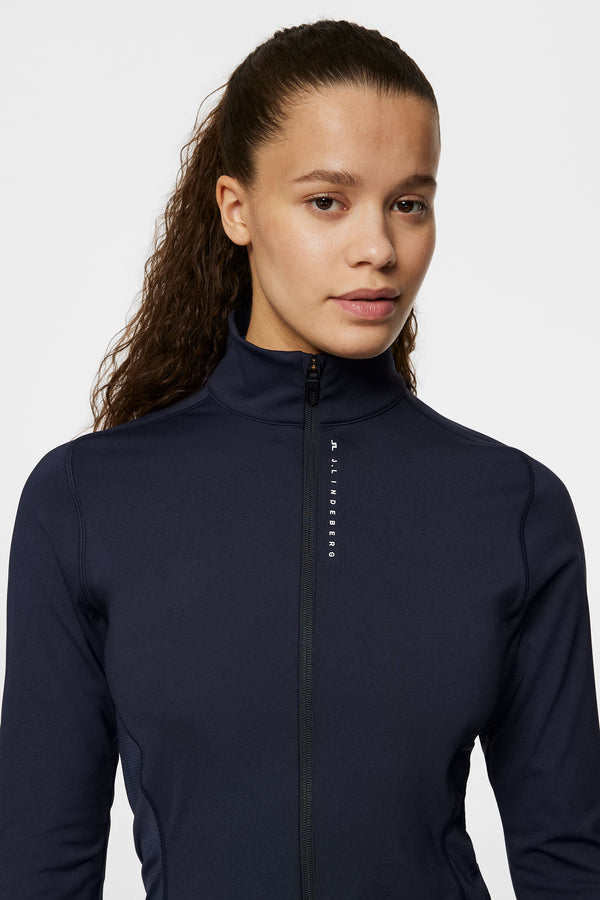 Mel Zip Mid Layer / JL Navy