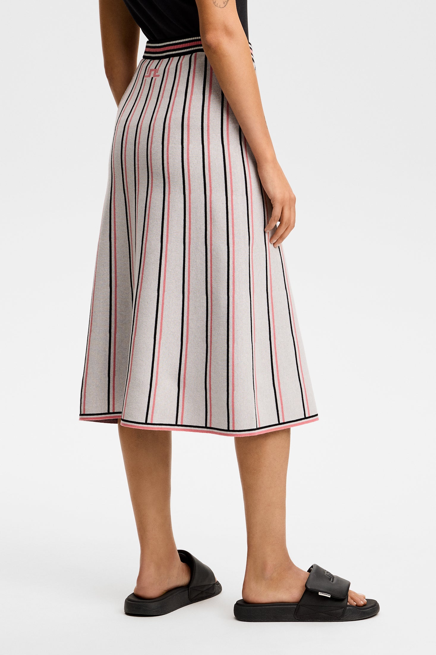 Nora Knit Midi Skirt / White | J.Lindeberg Official