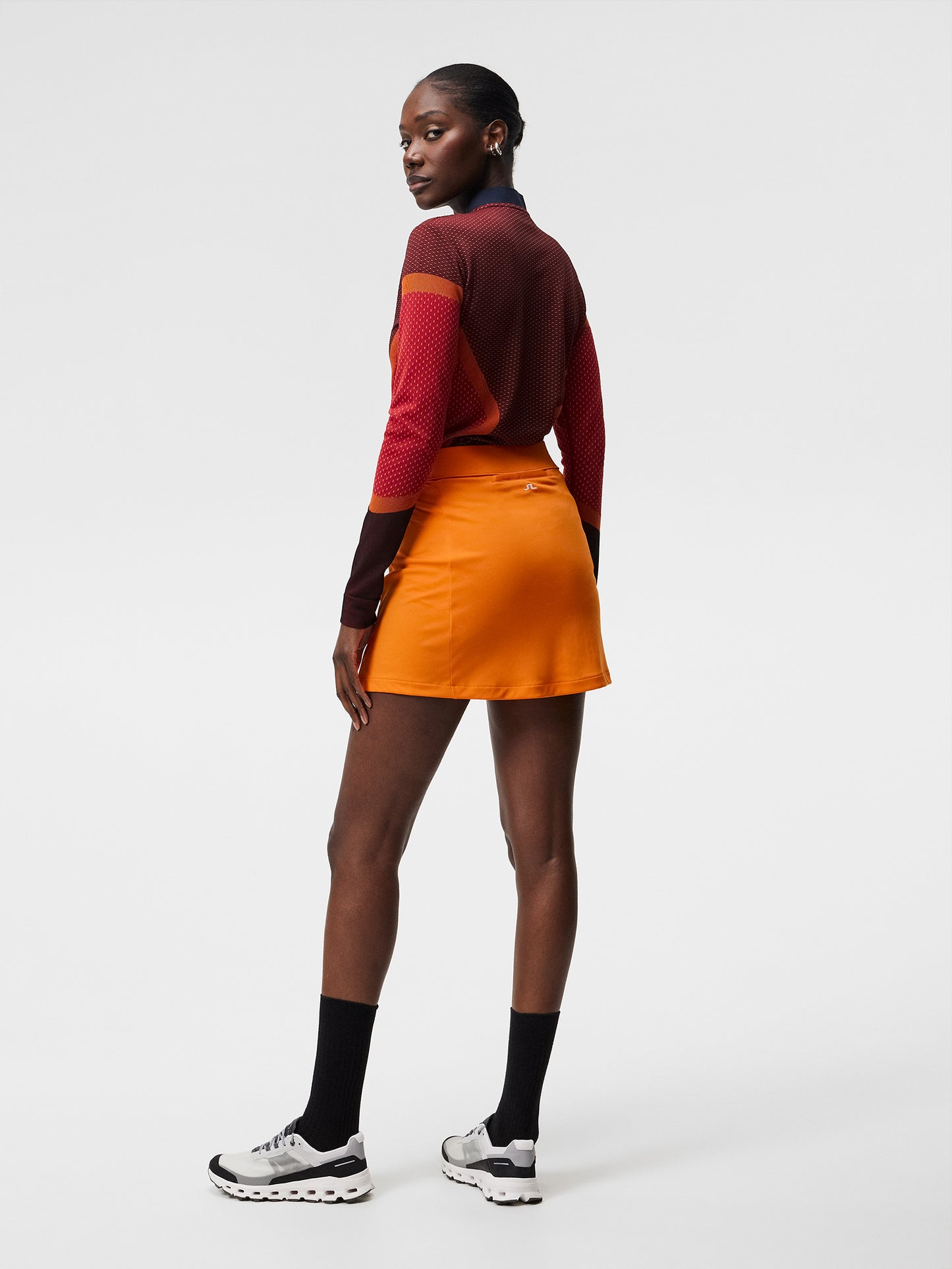 Amelie Mid Skirt / Russet Orange