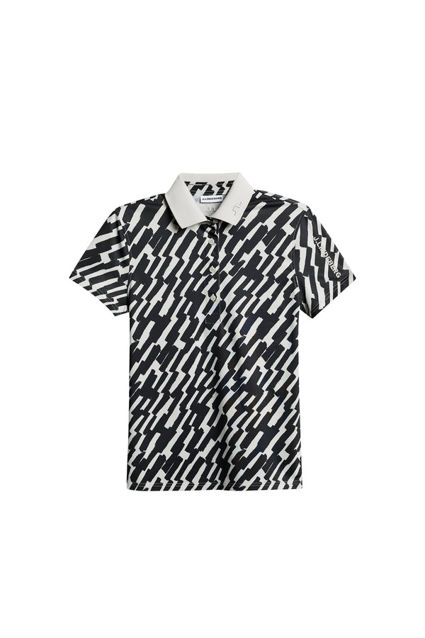 Tour Tech Print Polo / Oak Moonbeam M