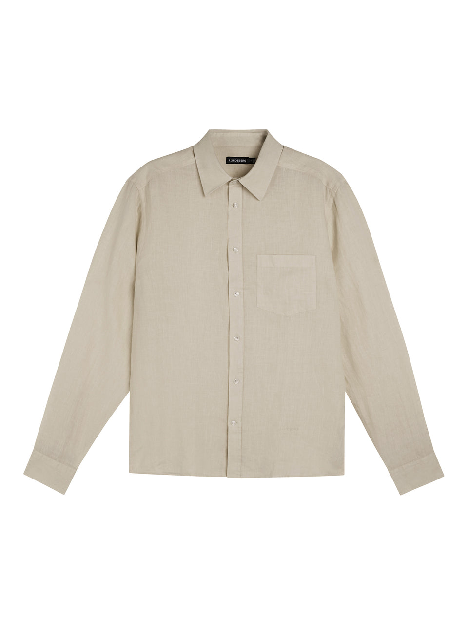 Clean Linen Slim Shirt / Safari Beige