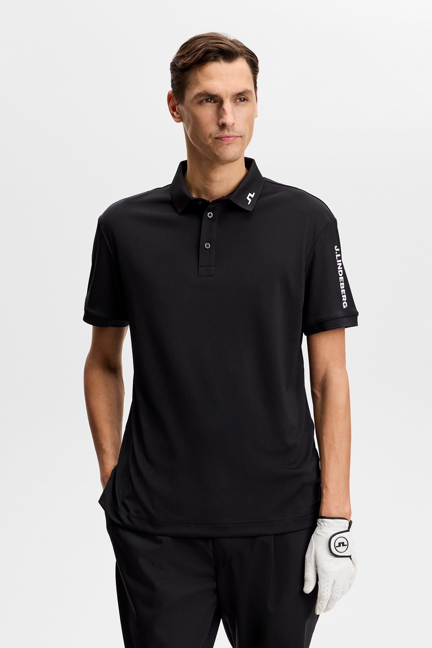 Tour Tech Polo / Black | J.Lindeberg Official