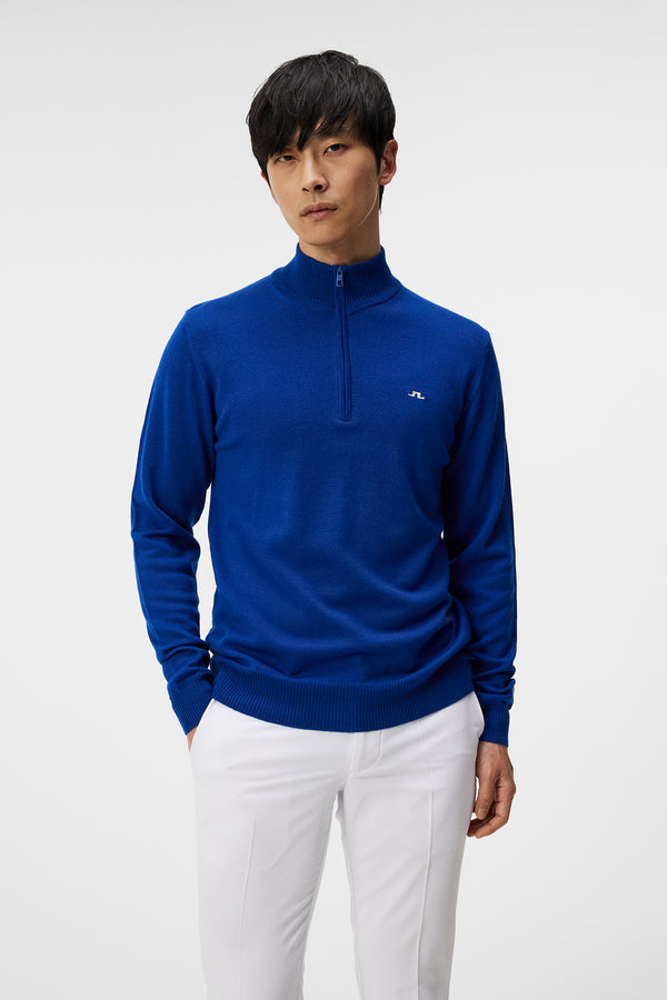 Kian Zipped Sweater / Sodalite Blue