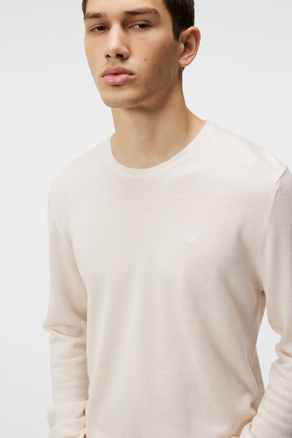 Lyle Light Merino Sweater / Cloud White