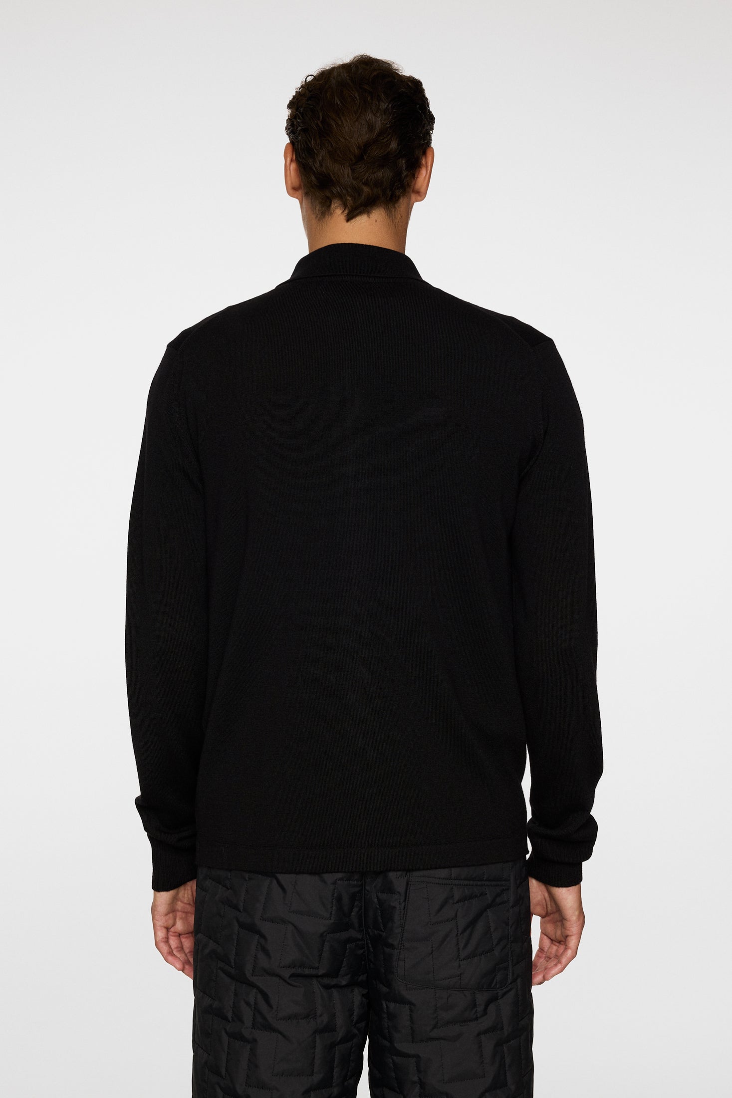 Kaleb Merino Zip Cardigan / Black – J.Lindeberg EU