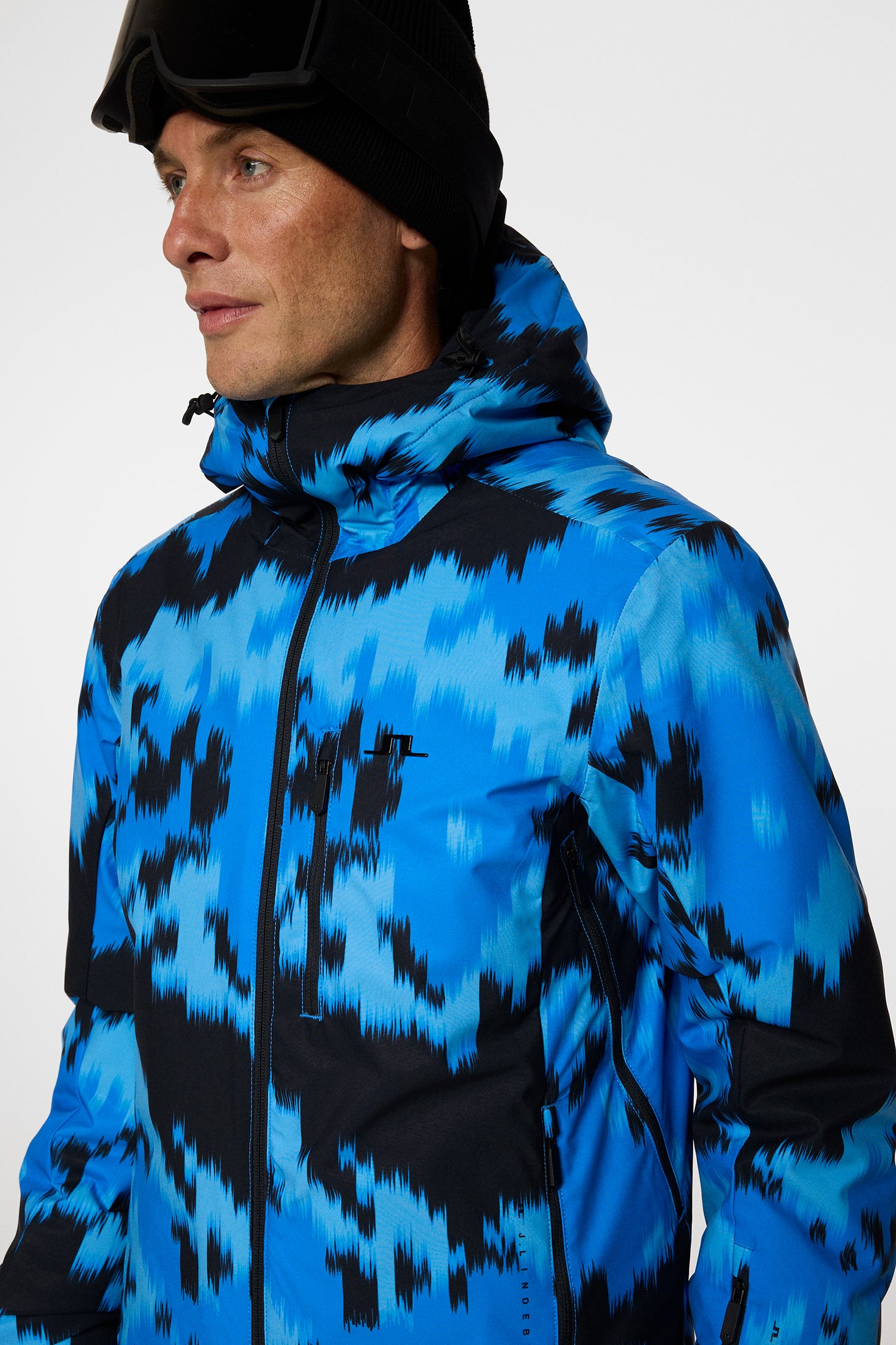 Ace Jacket Printed / Warp Sonic Blue L – J.Lindeberg EU