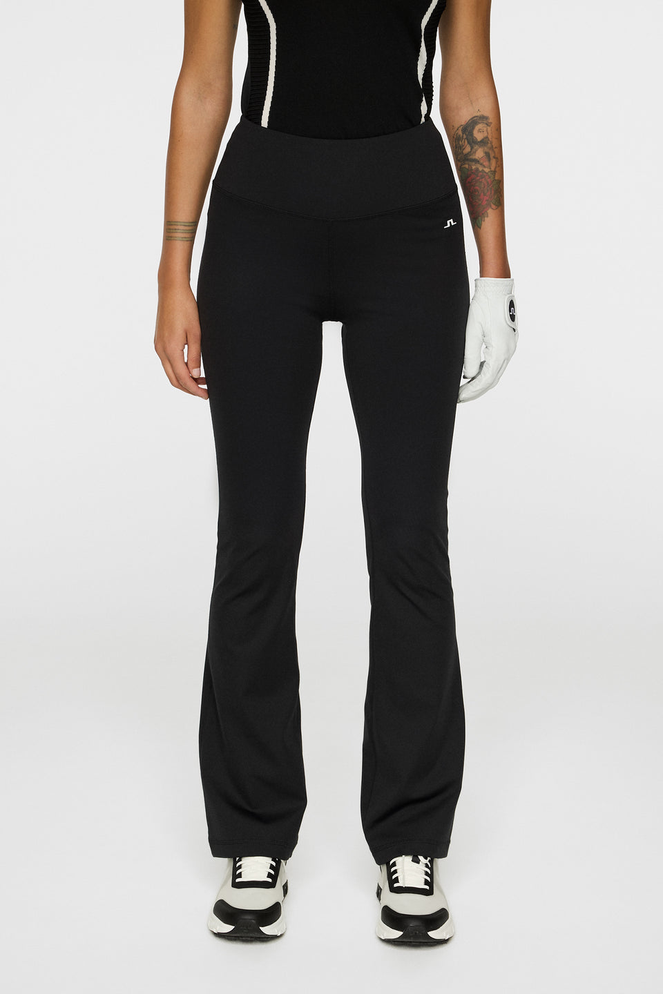 Fiona Flared Leggings / Black