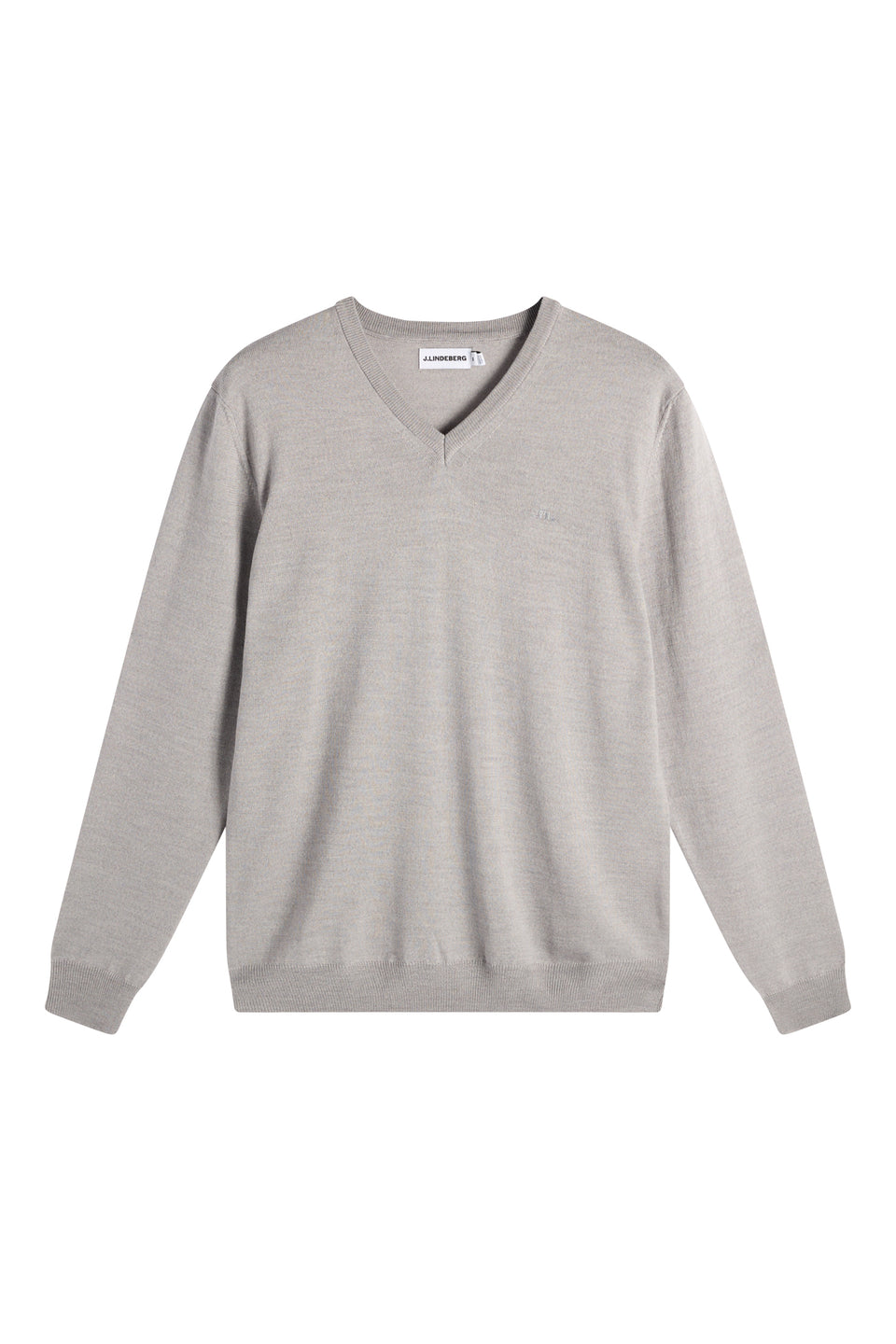 Lymann Knitted Sweater / Light Grey Melange