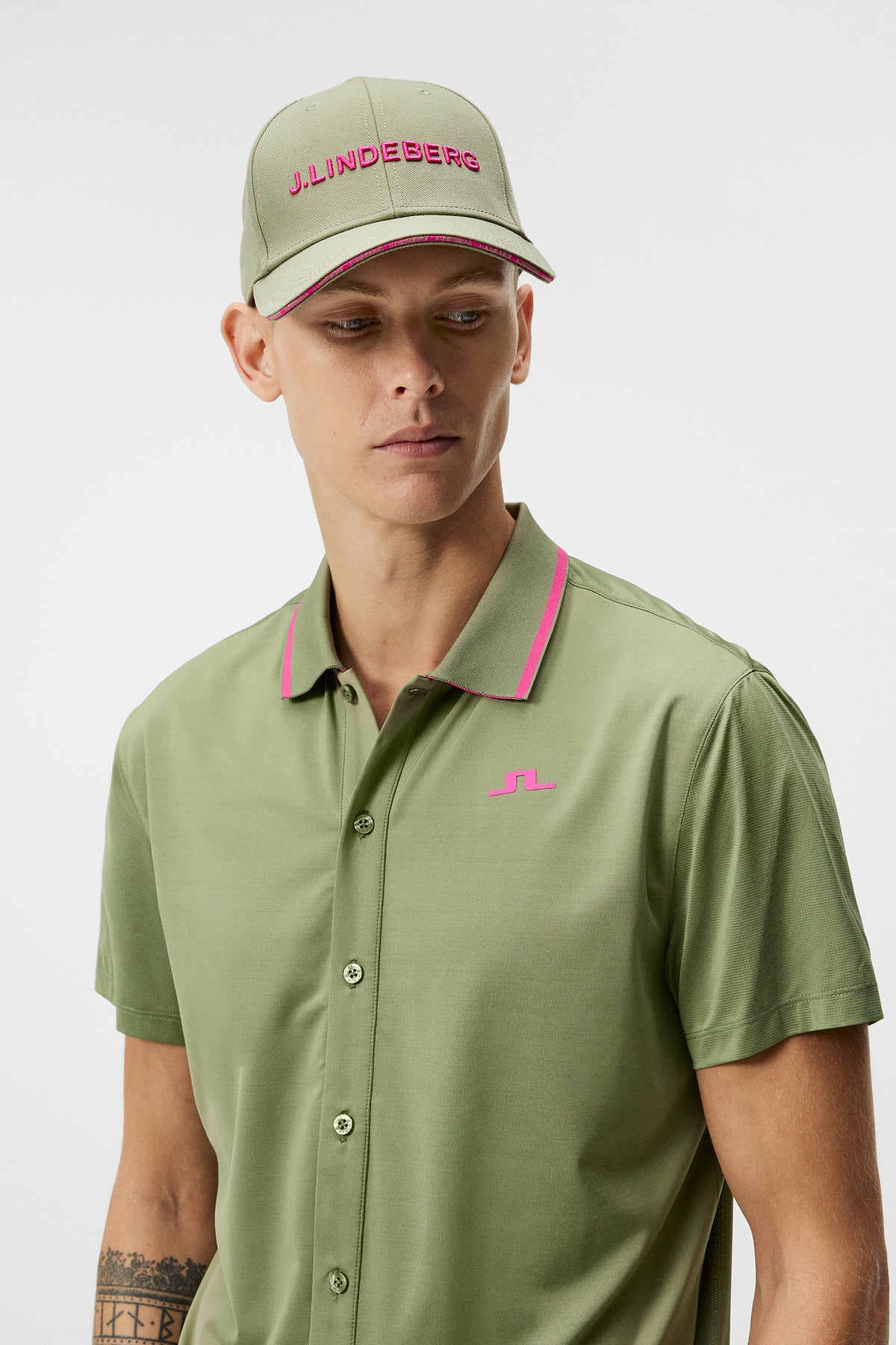 Fryes Regular Fit Polo / Oil Green