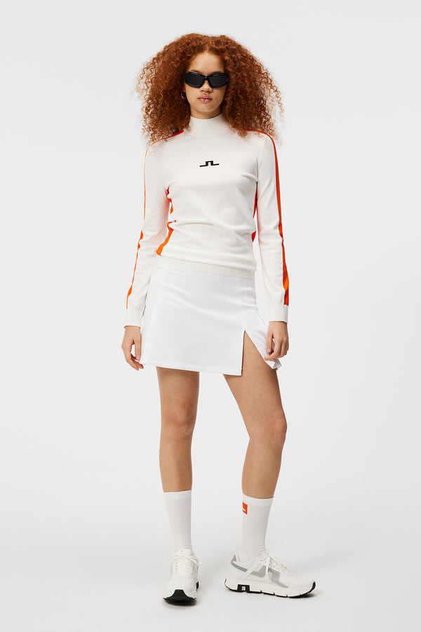 Adia Knitted Sweater / White